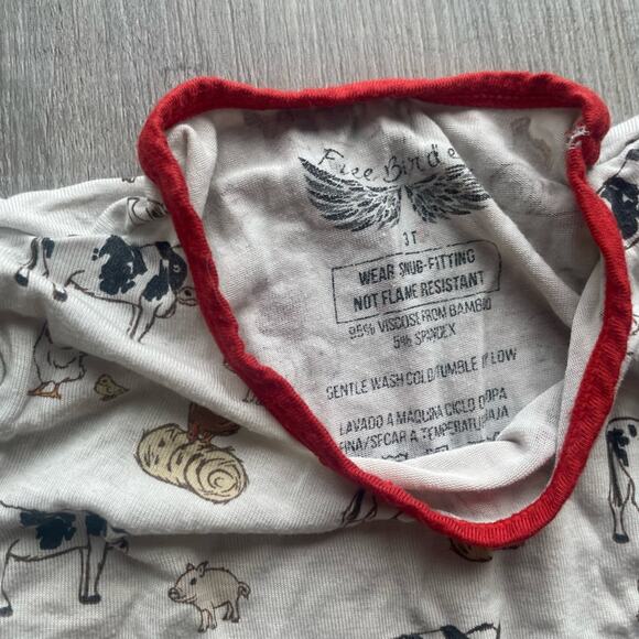 Free Birdees 3T Farm Buddies 2 Piece Bamboo Pajamas - Picture 4 of 10